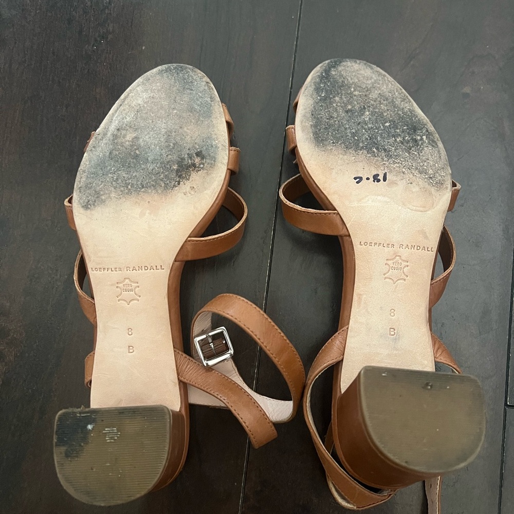 Loeffler Randall Women's Brown Strappy Sandals - Picture 5 of 5